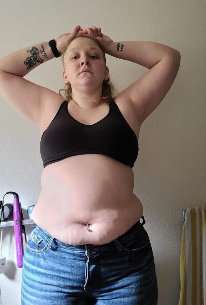 Sarah before training at Capital Fitness